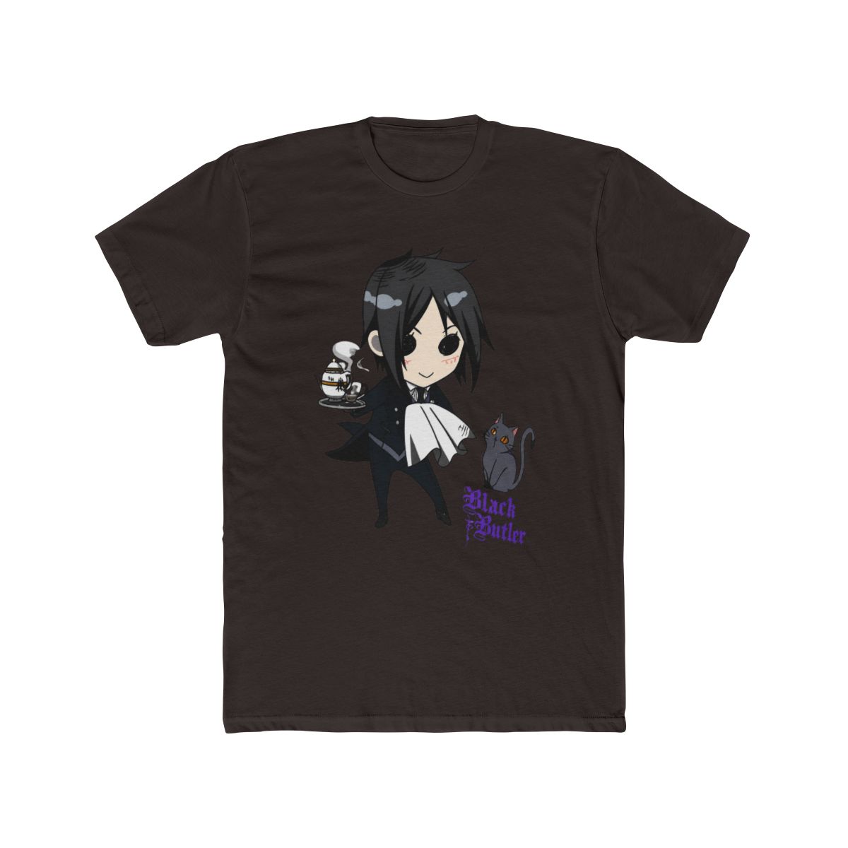 Black Butler Chibi Sebastian Girls T Shirt - alternate angle 2, merchandise