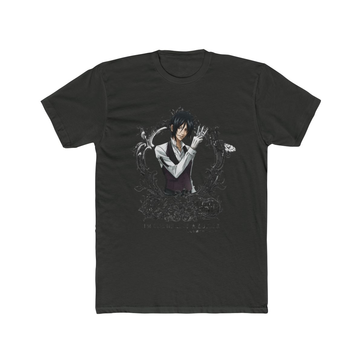 Black Butler Kuroshitsuji Sebastian T Shirt Anime Licensed NEW - alternate angle 5, merchandise