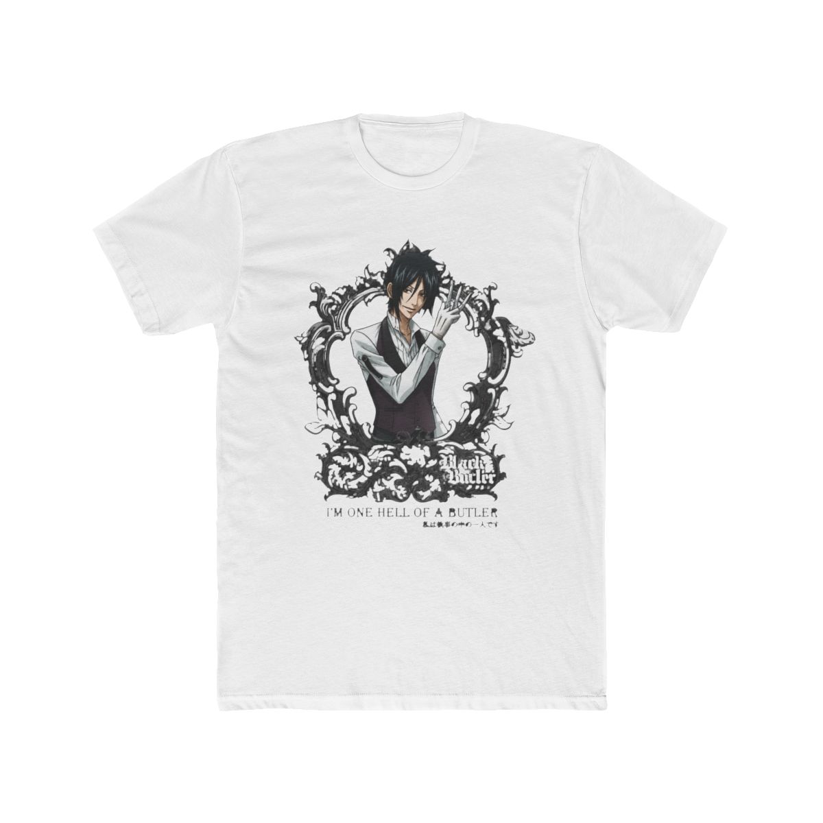 Black Butler Kuroshitsuji Sebastian T Shirt Anime Licensed NEW