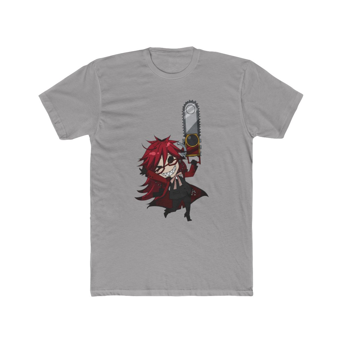 Deltarune Outfit Butler Merch Black Butler Grell Sutcliff SD Jrs T Shirt Large - Official T-Shirts merchandise
