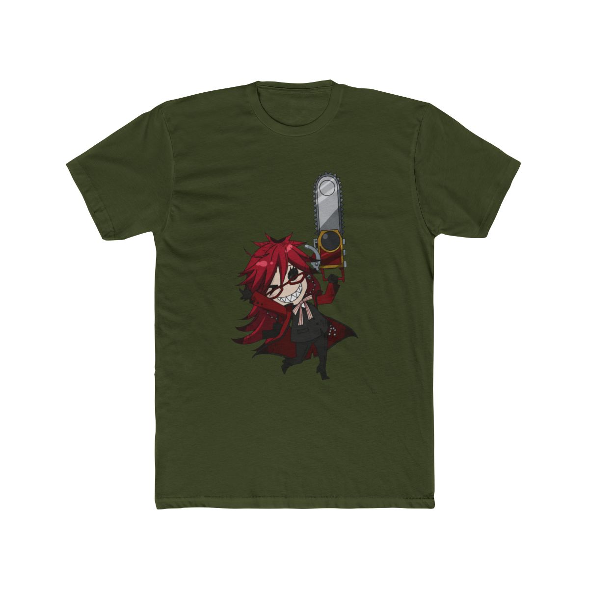 Deltarune Outfit Butler Merch Black Butler Grell Sutcliff SD Jrs T Shirt Large - alternate angle 5, merchandise