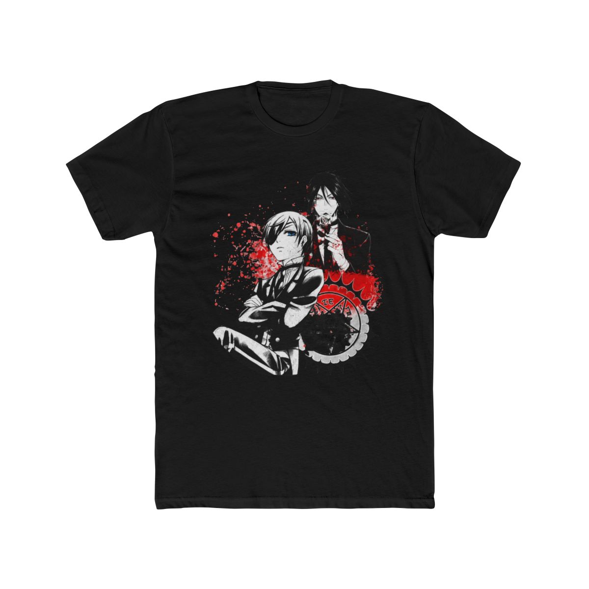 Black Butler Anime Kuroshitsuji Trash Polka T Shirt | Black Butler Store - alternate angle 3, merchandise