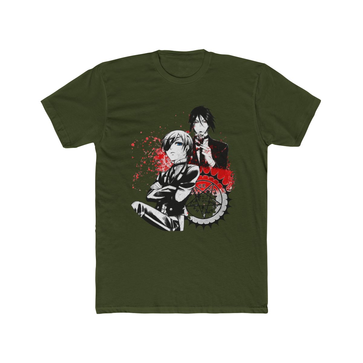 Black Butler Anime Kuroshitsuji Trash Polka T Shirt | Black Butler Store - alternate angle 5, merchandise